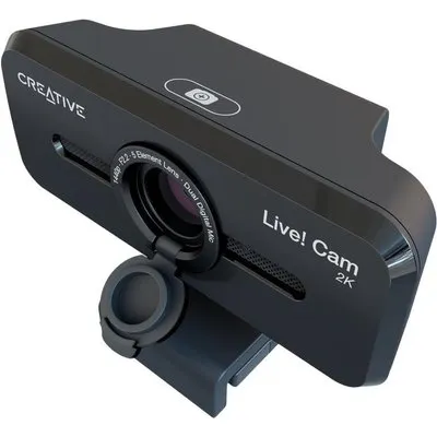 Creative Live! Cam Sync - V3 - Webcam - Farbe - 5 MP - 2560 x 1440 - 1080p, 1440p - Audio - USB2.0 - YUY2 (73VF090000000)