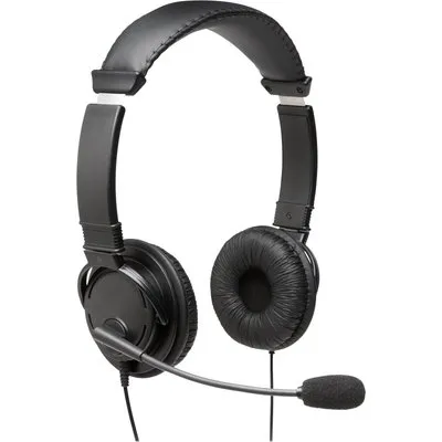 Kensington USB Hi-Fi Headphones with Mic - Headset - On-Ear - kabelgebunden - Schwarz