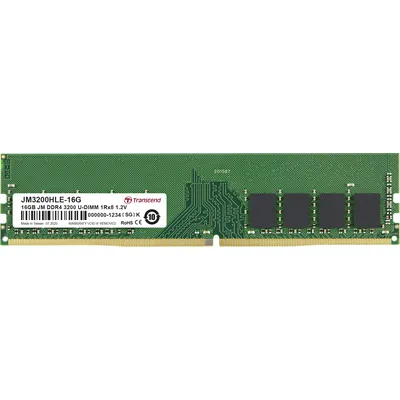 16GB JM DDR4 3200Mhz U-DIMM 1Rx8 2Gx8 CL22 1.2V - 16 GB - 3.200 MHz (JM3200HLE-16G)