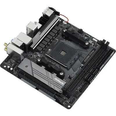 ASRock A520M-ITX/ac - Motherboard - Mini-ITX - Socket AM4 - AMD A520 - USB-C Gen1, USB 3,2 Gen 1 - Gigabit LAN, Wi-Fi, Bluetooth - Onboard-Grafik (CPU erforderlich) - HD Audio (8-Kanal) (90-MXBDG0-A0UAYZ)