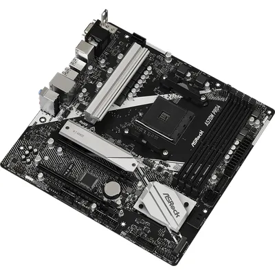 ASRock A520M Pro4 - Motherboard - micro ATX - Socket AM4 - AMD A520 Chipsatz - USB-C Gen1, USB 3,2 Gen 1 - Gigabit LAN - Onboard-Grafik (CPU erforderlich) - HD Audio (8-Kanal) (90-MXBDU0-A0UAYZ)