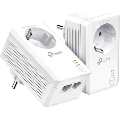 TP-Link Powerline TL-PA7027P - V1 - Starter Kit - Bridge - GigE, HomePlug AV (HPAV), HomePlug AV (HPAV) 2.0, IEEE 1901 - an Wandsteckdose anschließbar (Packung mit 2)
