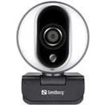 Sandberg Streamer USB Webcam Pro - Web-Kamera - Farbe - 2 MP - 1920 x 1080 - 720p, 1080p - Audio - USB2.0 - H.264 (134-12)