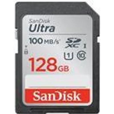 SanDisk Ultra - Flash-Speicherkarte - 128GB - UHS Class 1 / Class10 - SDXC UHS-I (SDSDUNR-128G-GN3IN)