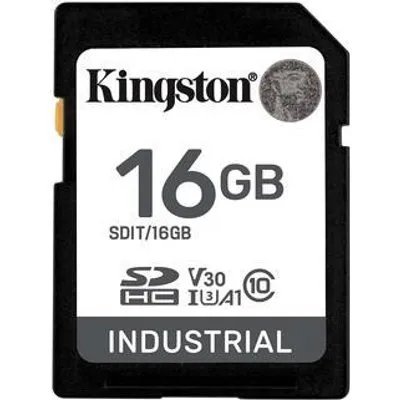 Kingston Industrial - Flash-Speicherkarte - 16GB - A1 / Video Class V30 / UHS-I U3 / Class10 - microSDHC UHS-I (SDIT/16GB)