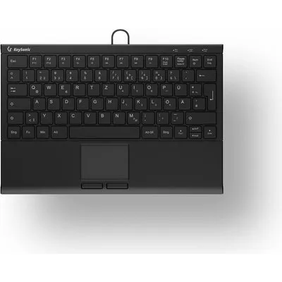 KeySonic KSK-5211ELU (DE) Tastatur USB QWERTZ Deutsch Schwarz (KSK-5211ELU (DE))