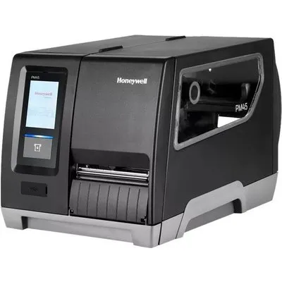 Honeywell PM45 - Etikettendrucker - Thermotransfer - Rolle (11,4 cm) - 203 dpi - bis zu 350 mm/Sek. - USB 2.0, seriell, Gigabit LAN, USB 2.0-Host - Rückspulgerät (PM45A10000030200)