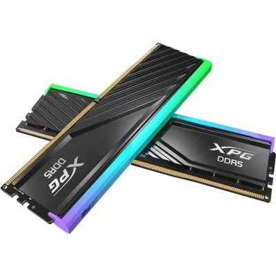 ADATA DIMM 32 GB DDR5-6000 (2x 16 GB) Dual-Kit (schwarz, AX5U6000C3616G-DTLABRBK, XPG Lancer Blade RGB, INTEL XMP, AMD EXPO) - 32 GB - DDR5 (AX5U6000C3616G-DTLABRBK)