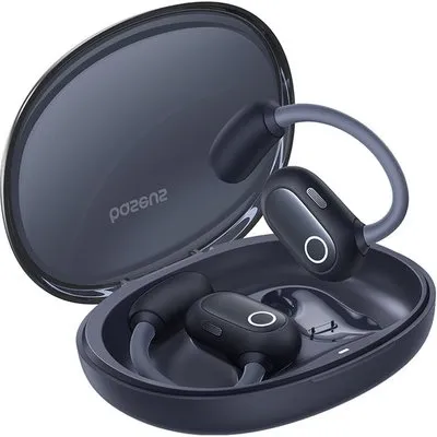 Baseus Eli Sport 1 Open-Ear Bluetooth Kopfhörer Cosmic Black IPX4 (A00064400121-00)