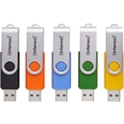 Intenso 3543595 - USB Stick Office Line Multipack 5x64GB 3.2 GEN - 64 GB (3543595)