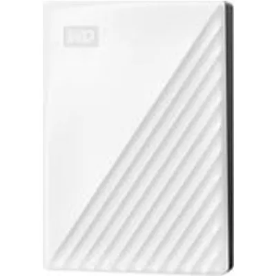 Western Digital WD My Passport 5TB White USB3.0 / 2.5, 19.15 mm / 256-bit encryption / WD Backup / White (WDBPKJ0050BWT-WESN)