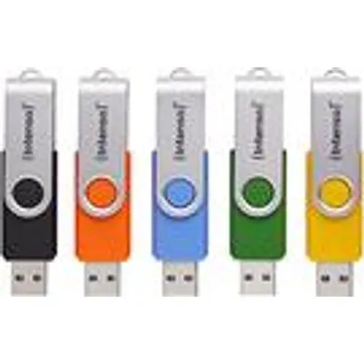 Intenso USB Stick Office Line Multipack 5x16GB - USB-Stick - 16 GB (3543575)