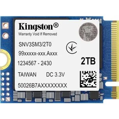 Kingston NV3 - SSD - 2 TB - PCIe 4.0 x4 (NVMe) (SNV3SM3/2T0)