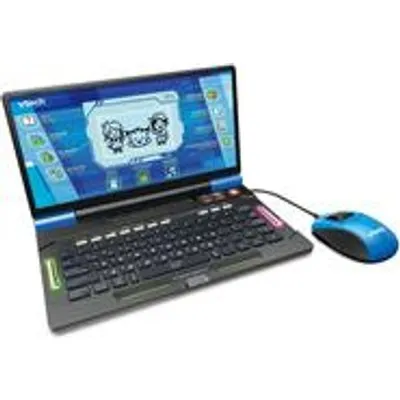 VTech Explorer Laptop Pro Schwarz - Lernlaptop für Kinder 6-8 Jahre (80-581244)
