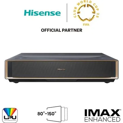 Hisense PT1 4K Smart Trichroma Laser Cinema Ultrakurzdistanz Beamer 2.500 ANSI Lumen (20016800)