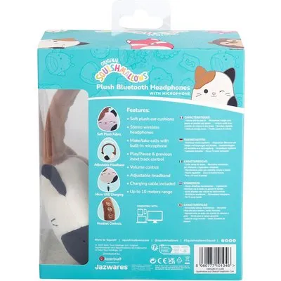 Lazerbuilt Headset Bluetooth Squismallows plush Cam - Headset (HMSQM-BT-CAM)