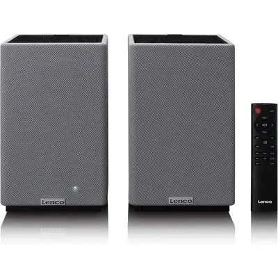 Lenco Regal-Lautsprecher 2 x 40 W Grau (SPB-240BKGY)