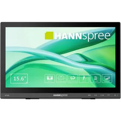 HANNSPREE HT165HPB 39,62cm 15,6Zoll 1920x1080 16:9 250cd/m2 HDMI USB VGA (P) (HT165HPB)