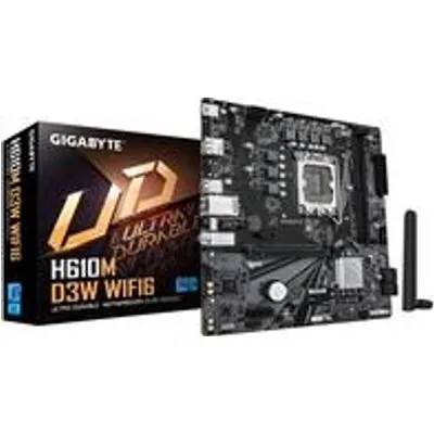 Gigabyte H610M D3W WF6 H610 S1700 mATX DDR5 - Intel Sockel 1700 (Core i) - Micro/Mini/Flex-ATX (H610M D3W WF6)