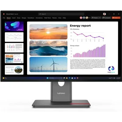 Lenovo ThinkVision P24Q-40 LED-Monitor 60,5 cm (23.8) 2560 x 1440 Pixel Quad HD LCD Schwarz (64B2GAT1EU)