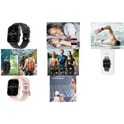 LogiLink Smartwatch Edge 1.83 LCD Touchscreen BT5.2 black (SW0001B)