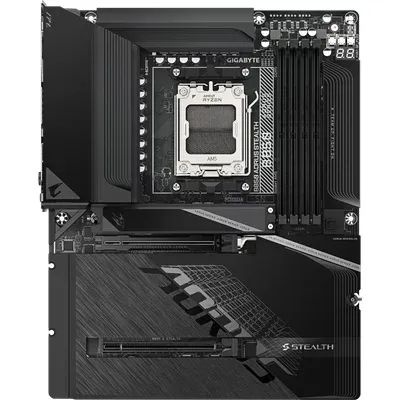 Gigabyte B850 AORUS STEALTH ATX / AMD / B850 / 4xDDR5 / 2x SATA, 4x M.2 / 7x USB 3.2, 4x USB 2.0 / 1x HDMI (B850 A STEALTH)