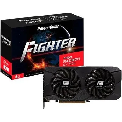 Grafikkarte PowerColor Fighter RX7600 8G-F (RX 7600 8G-F/V2)