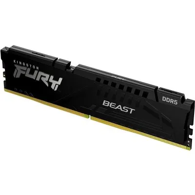 Kingston FURY Beast - DDR5 - Modul - 16 GB - DIMM 288-PIN - 5200 MHz / PC5-41600 - CL40 - 1.25 V - ungepuffert - on-die ECC