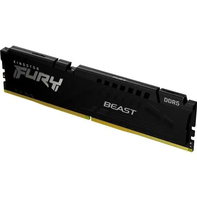 Kingston FURY Beast - DDR5 - Modul - 8GB - DIMM 288-PIN - 6000 MHz / PC5-48000 - CL30 - on-die ECC - Schwarz (KF560C30BBE-8)