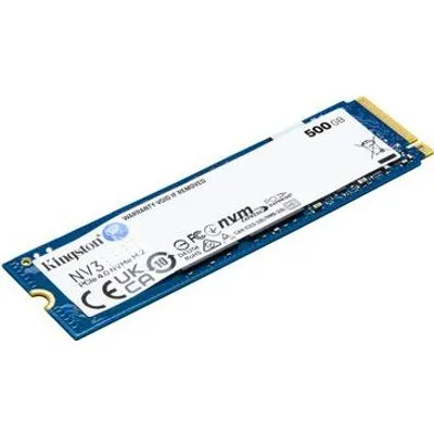Kingston NV3 - SSD - 500GB - intern - M.2 2280 - PCIe 4,0 x4 (NVMe) (SNV3S/500G)