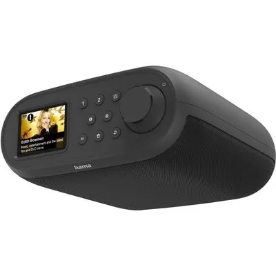 Hama Digitalradio DIR400, DAB+/Internetradio/Bluetooth® RX/App, Schwarz (00054258)