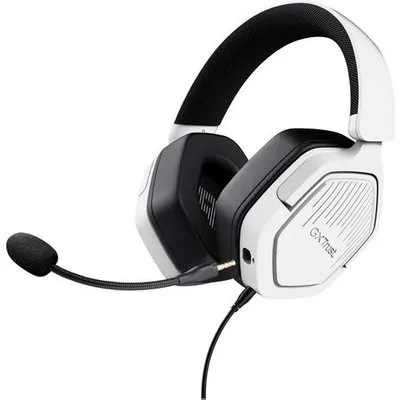 Trust GXT 492W Carus - Headset - ohrumschließend - kabelgebunden - 3,5 mm Stecker - weiß (25448)