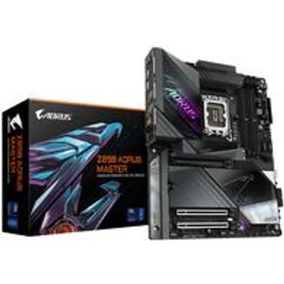 GIGABYTE AORUS Z890 MASTER - Motherboard - ATX - LGA1851-Sockel - Z890 Chipsatz - USB-C 3,2 Gen 2x2, USB 3,2 Gen 1, USB 3,2 Gen 2, USB4 - 10 Gigabit LAN, Bluetooth, Wi-Fi 7 - Onboard-Grafik (CPU erforderlich) - HD Audio (8-Kanal) (Z890 AORUS MASTER)