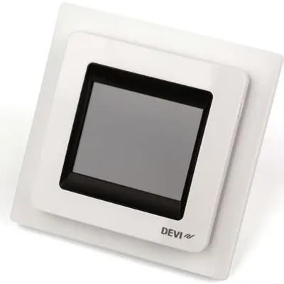 Devi Uhrenthermostat Touch-Display, 16A DEVIreg Touch rws (140F1071)