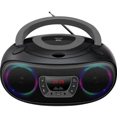 DENVER TCL-212BT - Ghettoblaster - 4 Watt - Grau (111141300012)