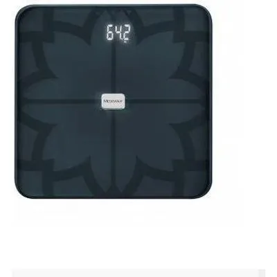 Medisana BS 450 sw Körperanalysewaage Wägebereich (max.)=180 kg Schwarz Mit Bluetooth, ITO-Sensoren (40510)