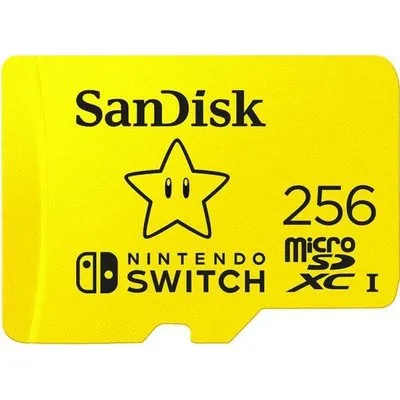 SanDisk Nintendo Switch - Flash-Speicherkarte - 256GB - UHS-I U3 - microSDXC UHS-I - für Nintendo Switch (SDSQXAO-256G-GNCZN)