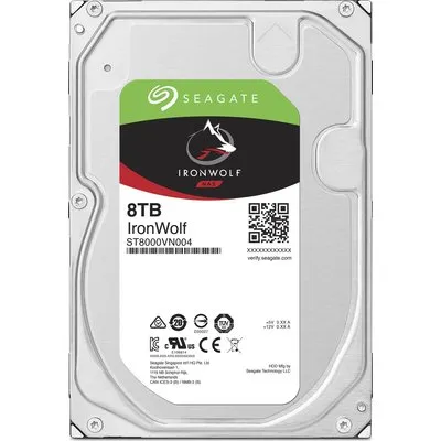 Seagate IronWolf ST8000VN004 - Festplatte - 8TB - intern - 3.5 (8,9 cm) - SATA 6Gb/s - 7200 U/min - Puffer: 256MB (ST8000VN004)