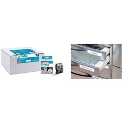 DYMO Value Pack - Weiß - Selbstklebendes Druckeretikett - DP1 - Entfernbar - LabelPoint 200 - LabelPoint 350 - LabelManager 100 - LabelManager 100PLUS - LabelManager 120P,... - 1,2 cm (2093097)