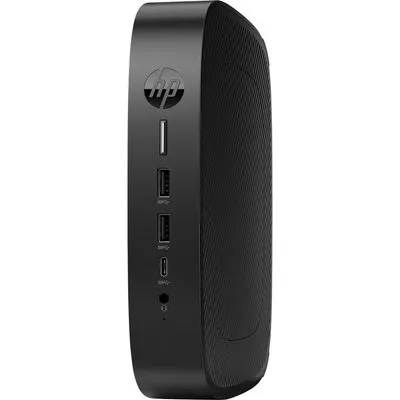 HP Inc HP Elite t655 - Thin Client - SFF - 1 x Ryzen Embedded R2314 / 2.1 GHz - RAM 8 GB - Flash 32 GB - eMMC - Radeon Graphics - 1GbE, Bluetooth 5.2, Wi-Fi 6 - WLAN: 802.11a/b/g/n/ac/ax, Bluetooth 5.2 - IGEL OS - Monitor: keiner - Tastatur: Deutsch - mit HP 3 J (AC8A9EA#ABD)