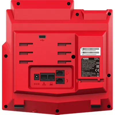 Fanvil X5U-R IP-Telefon Schwarz - Rot Kabelgebundenes Mobilteil 16 Zeilen WLAN (X5U-R)