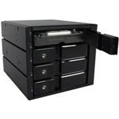 FANTEC BP-SA3141, 4x SAS/SATA 6G 3.5 HDD trägerlos in 3x5,25 Backplane Modul (2186)