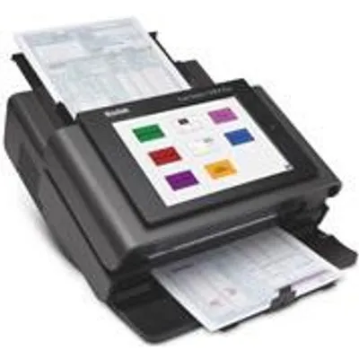 Kodak SCAN STATION 730EX PLUS A4 Netzwerk-Dokumentenscanner (duplex), LCD-Touch-Display, bis 70 ppm/140 ipm, 75 Blatt ADF, 10/100/1000-Base-T, 600dpi, Perfect Page für opt. Bildqualität, TIFF-, JPEG-, PDF-, searchable PDF-, PDF/A-, Microsoft Word-, Excel, RTF-, verschlüsselte PDF (1060094)