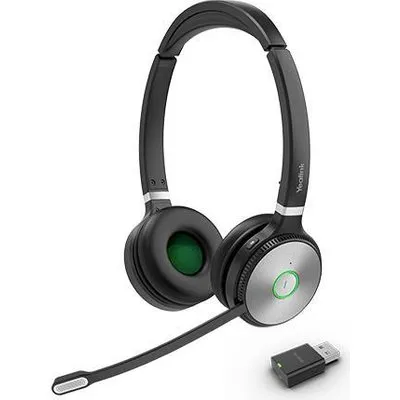 Yealink WH62 Dual Portable UC Kopfhörer Kabellos Kopfband Anrufe/Musik Schwarz - Grau (1208644)