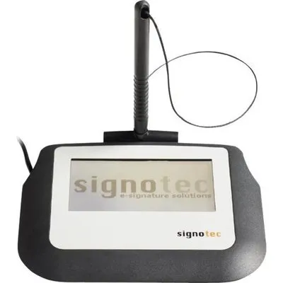 Signotec Pad Sigma Signature Pad with Backlight - Unterschriften-Terminal mit LCD Anzeige - 9,5 x 4,7 cm - verkabelt - USB - Nicht Terminal fähig!! (ST-BE105-2-U100)