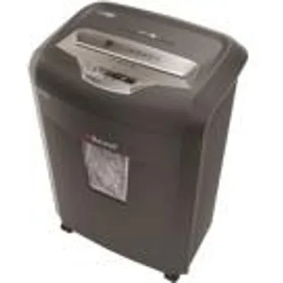 Rexel Aktenvernichter REM820, Partikel 2 x 15 mm, schwarz Schnittleistung: 8 - 9 Blatt, Auffangvolumen: 21 Liter, - 1 Stück (2104010EU)