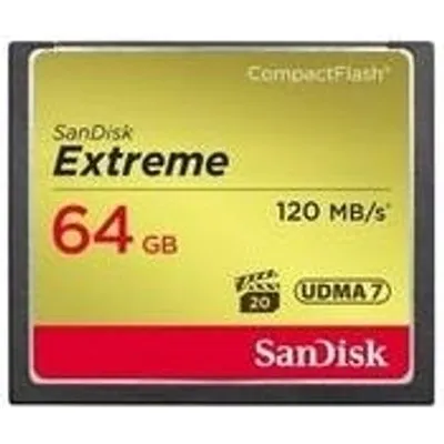 SanDisk Extreme - Flash-Speicherkarte - 64GB - 567x - CompactFlash (SDCFXSB-064G-G46)