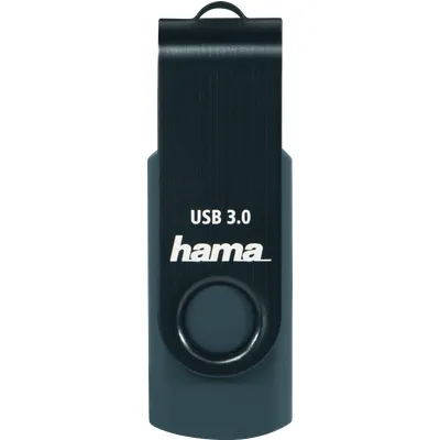 Hama Rotate - USB-Flash-Laufwerk - 256GB - USB3.0 - Petrolblau (00182475)