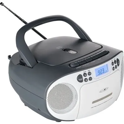REFLEXION RCR2260 Tragbarer CD-Player (RCR2260 WEIß/GRAU)
