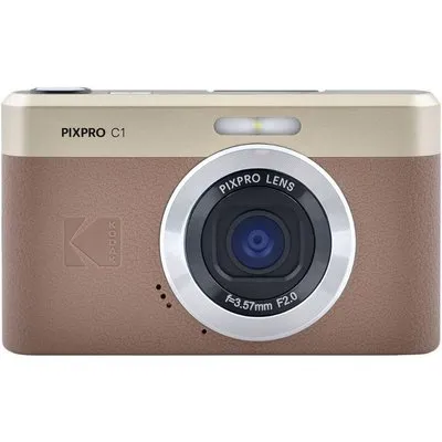 Kodak PIXPRO C1BN Digitale Kompaktkamera - 13 MP - CMOS - Full HD - Braun (C1BN)